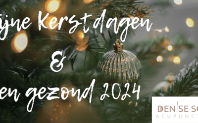 Acupunctuur Denise Sour wenst u een fijne Kerst en een gezond Nieuwjaar 2024